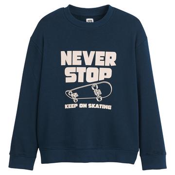 Sweatshirt mit Rundhals und Message