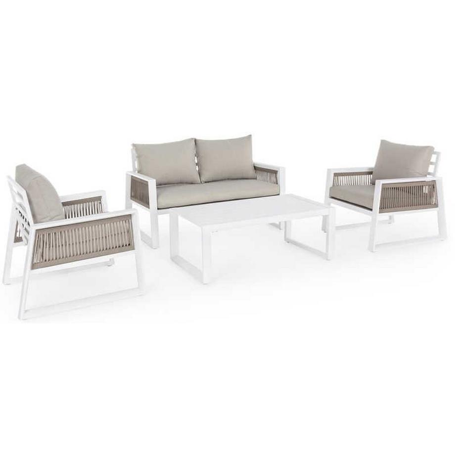 mutoni Salon de jardin Captiva blanc LH30  