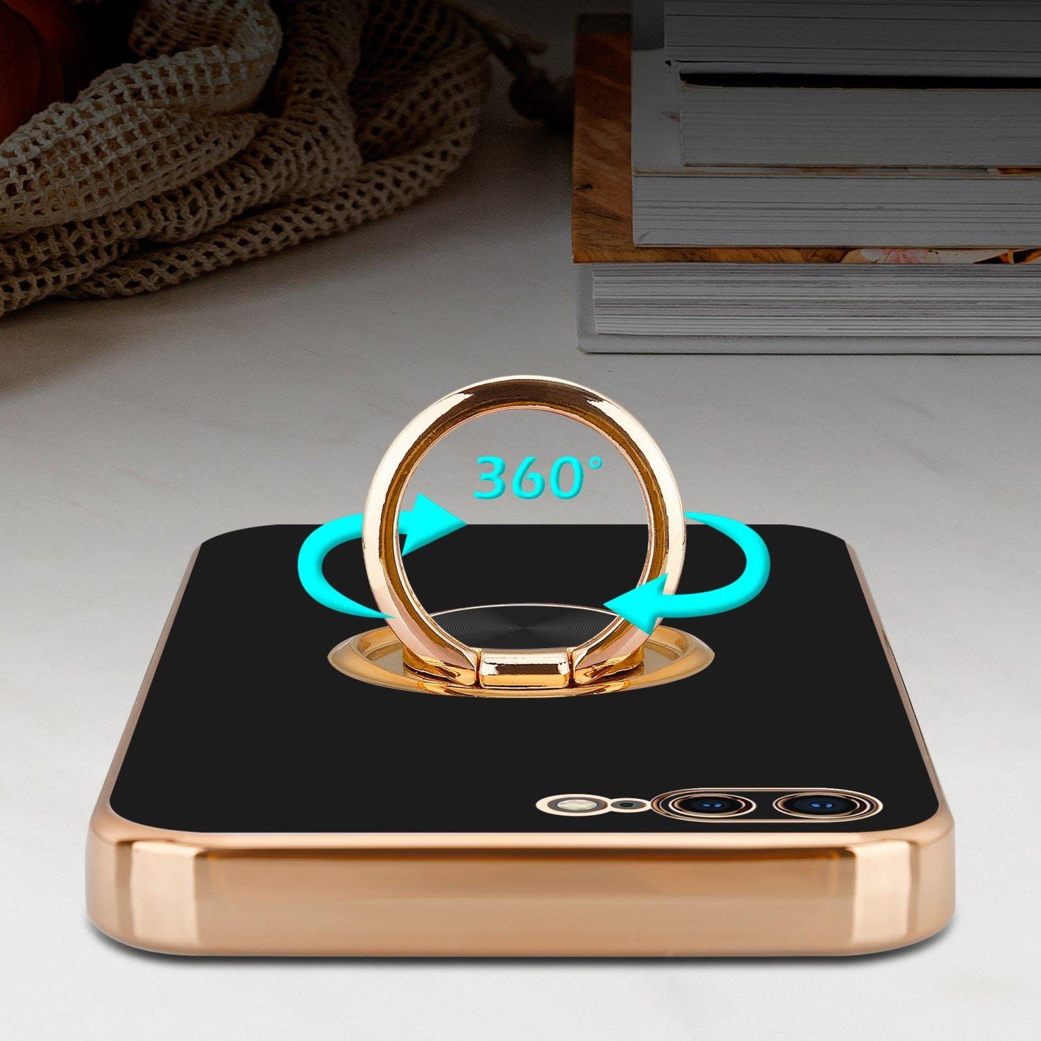 Cadorabo  Hülle für Apple iPhone 7 PLUS  7S PLUS  8 PLUS mit Ring - Schutzhülle 