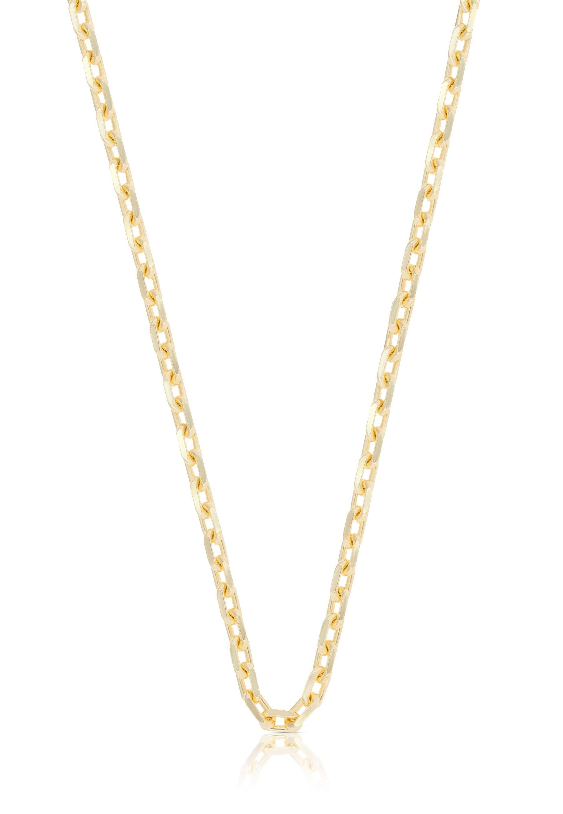 MUAU Schmuck  Collier Anker Gelbgold 750, 3.5mm, 60cm 