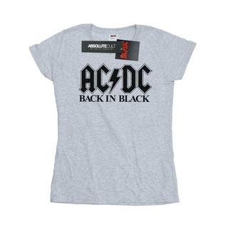 AC/DC  Tshirt BACK IN BLACK LOGO 