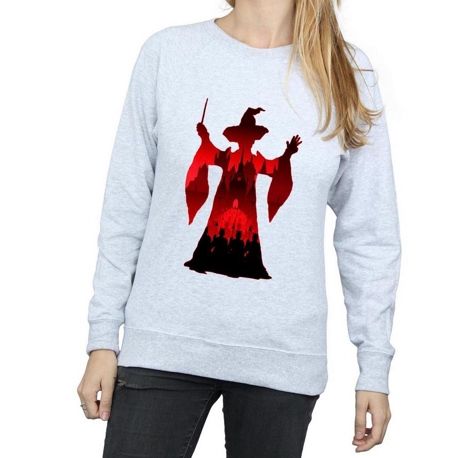 Harry Potter Hogwarts Silhouette Magicien Sweatshirt  