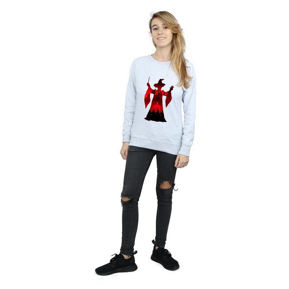 Harry Potter Hogwarts Silhouette Magicien Sweatshirt  