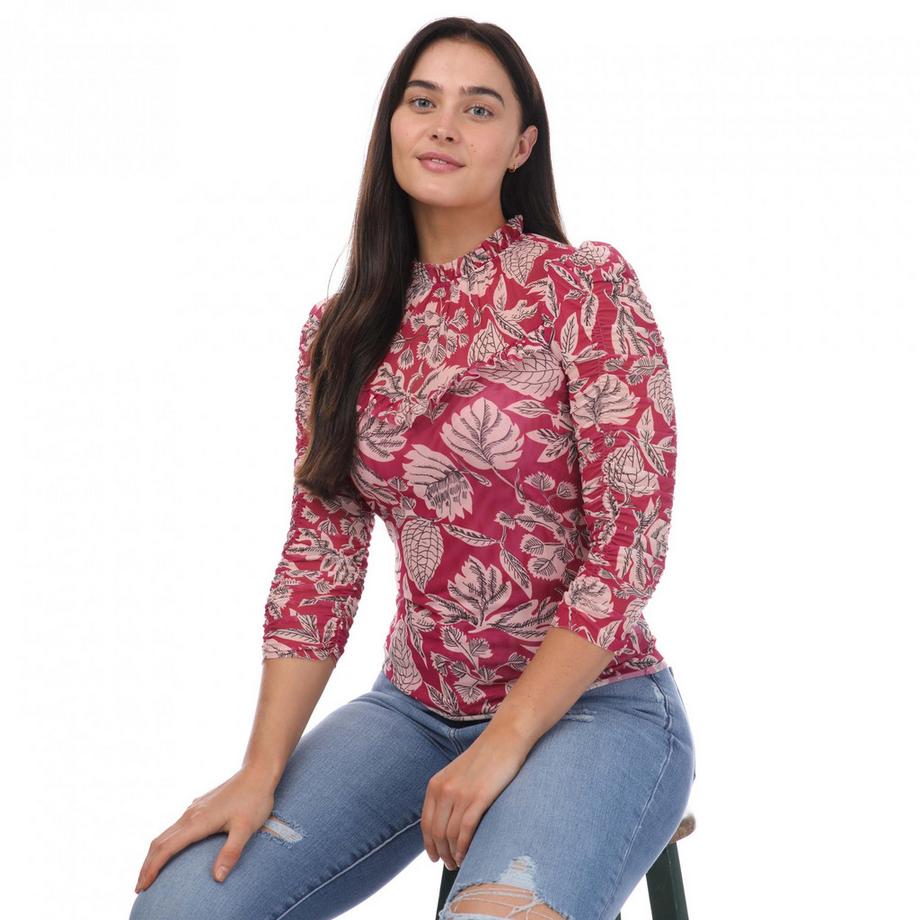 TED BAKER Izabelo Rüschen Oberteil  