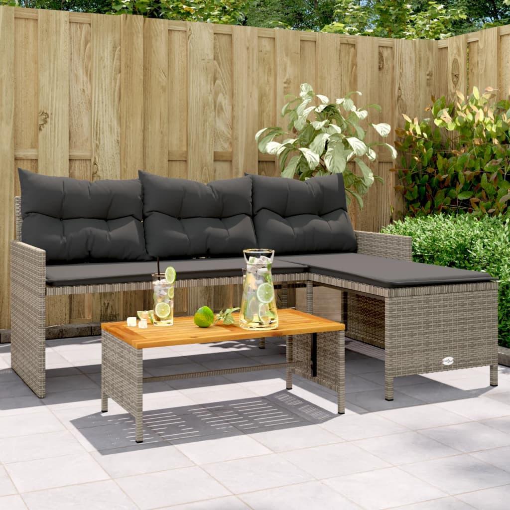 VidaXL Gartensofa poly-rattan  