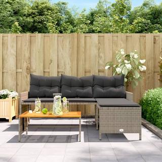 VidaXL Gartensofa poly-rattan  