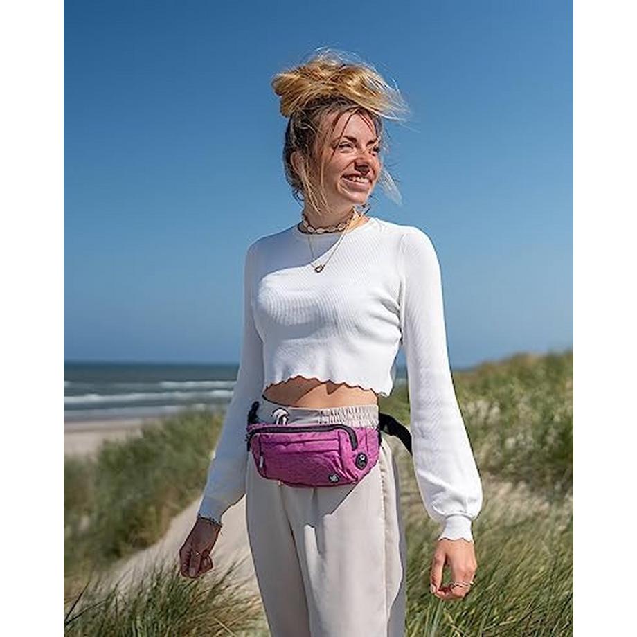 Only-bags.store Wasserabweisende Gürteltasche mit Kopfhöreranschluss  