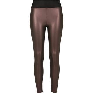 URBAN CLASSICS Kunstleder High Waist Leggings  