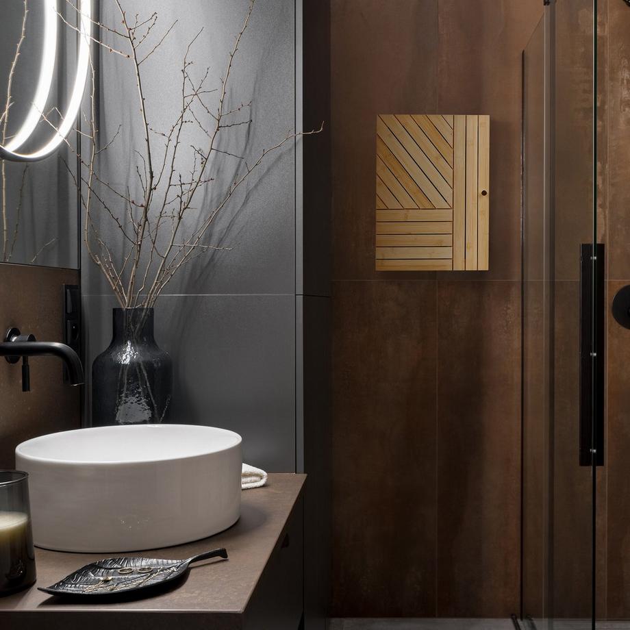 Northix Wandmontierter Badezimmerschrank  