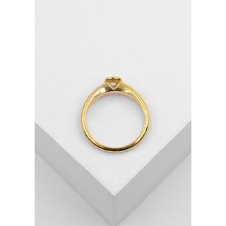 MUAU Schmuck  Solitaire Ring Diamant 0.30ct. Gelbgold 750 