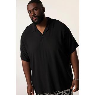 Sthuge Kurzarm Viskose Poloshirt  