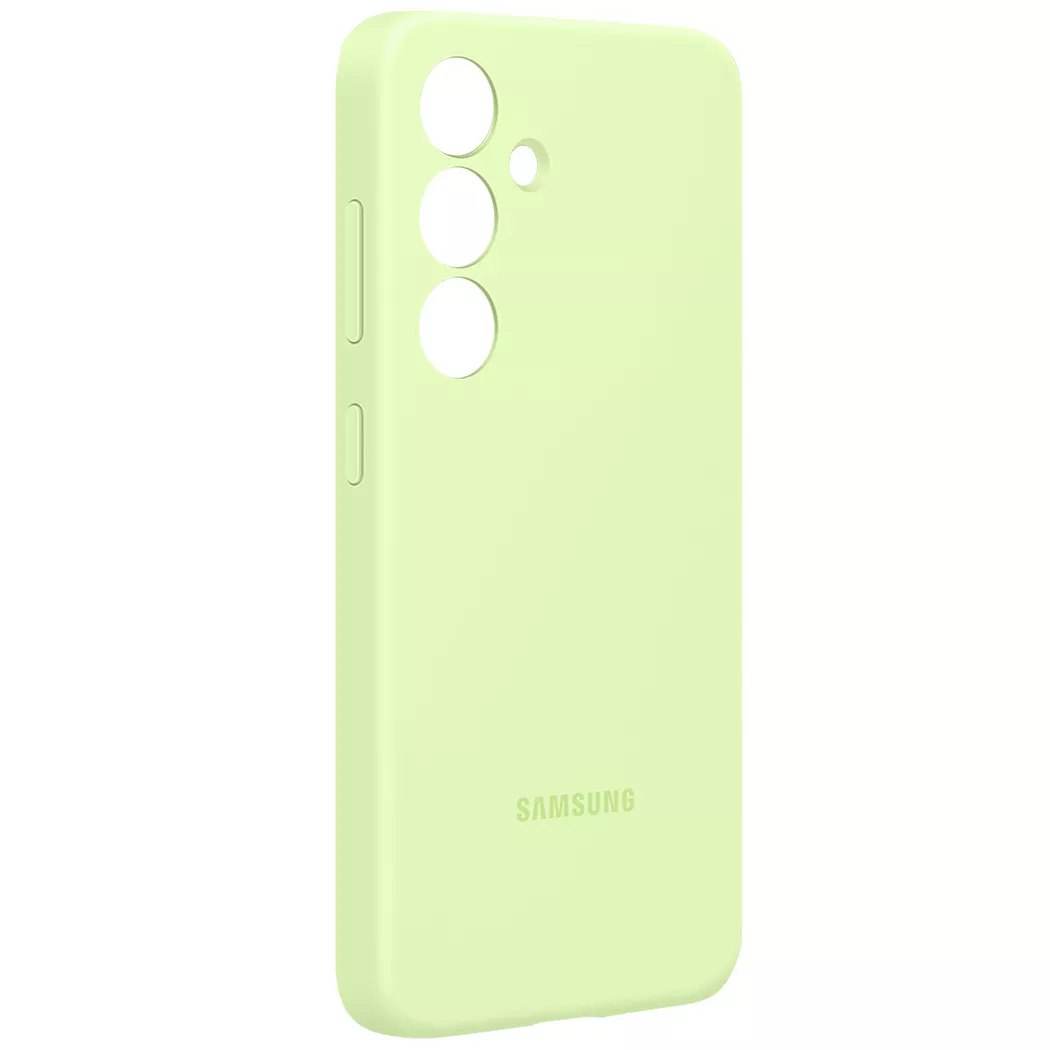 Originele Silicone Backcover voor de Samsung Galaxy S24 - Light Green