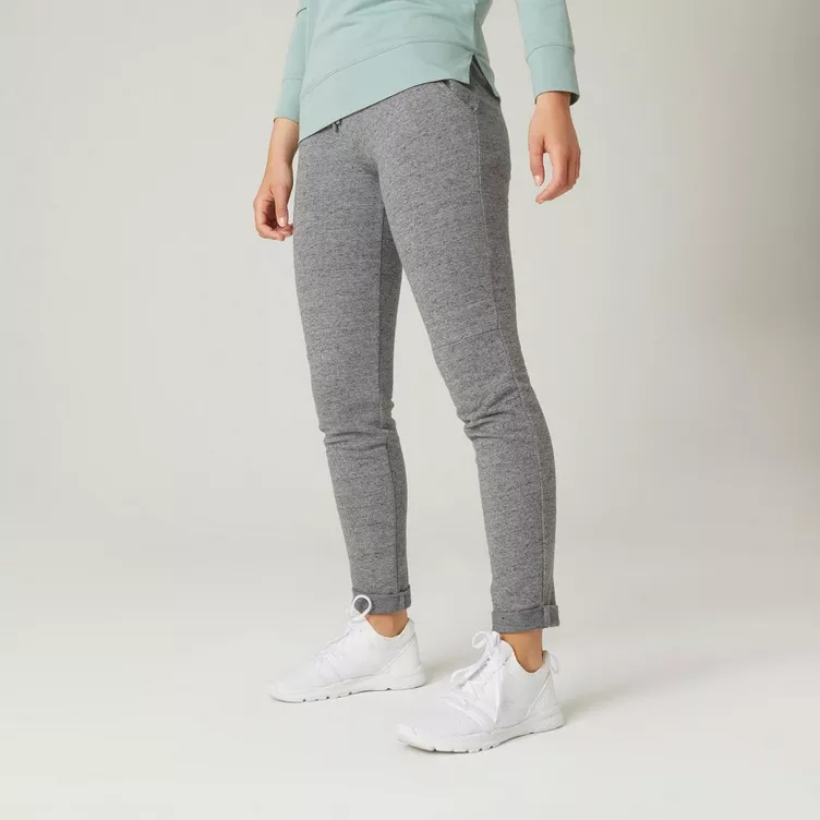 NYAMBA Jogginghose Fitness Slim verengter Beinabschluss Damen grauonline kaufen MANOR
