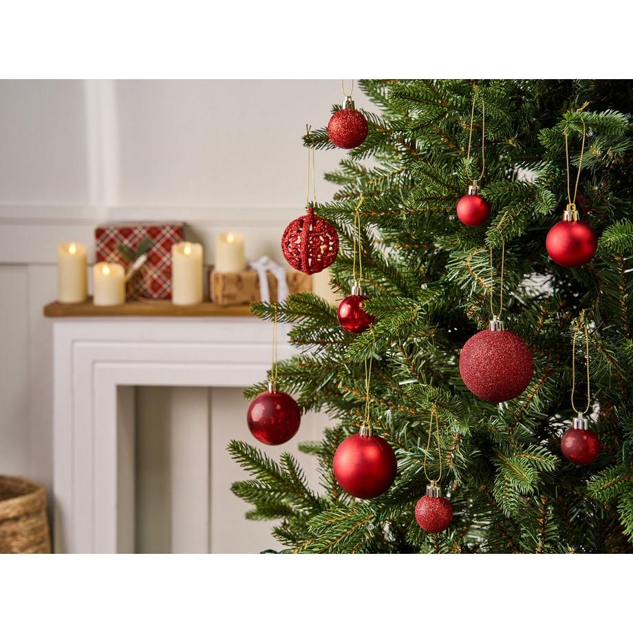 Beliani Lot de 100 boules en Matière synthétique Traditionnel VANERN  