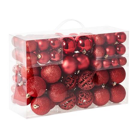 Beliani Lot de 100 boules en Matière synthétique Traditionnel VANERN  