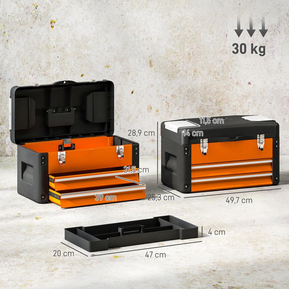 HOMCOM Boîte à outils  