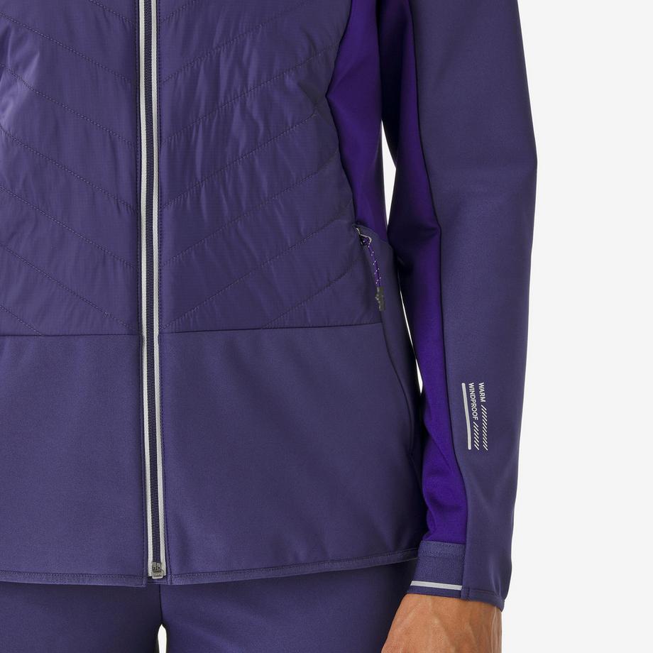 WEDZE  Veste de ski de fond coupe-vent femme, XCS 500 violet 