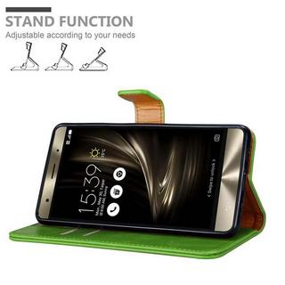 Cadorabo  Housse compatible avec Asus ZenFone 3 DELUXE - Coque de protection avec fermeture magnétique, fonction de support et compartiment pour carte 