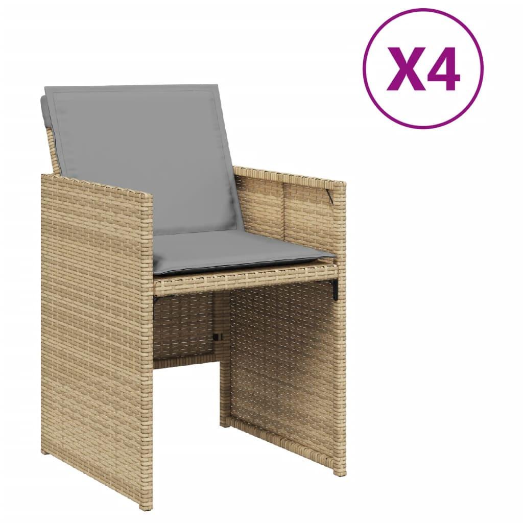 VidaXL sedia da giardino Polirattan  