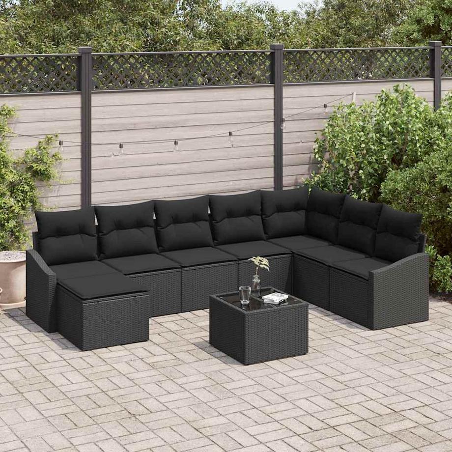 VidaXL Gartensofa-set poly-rattan  