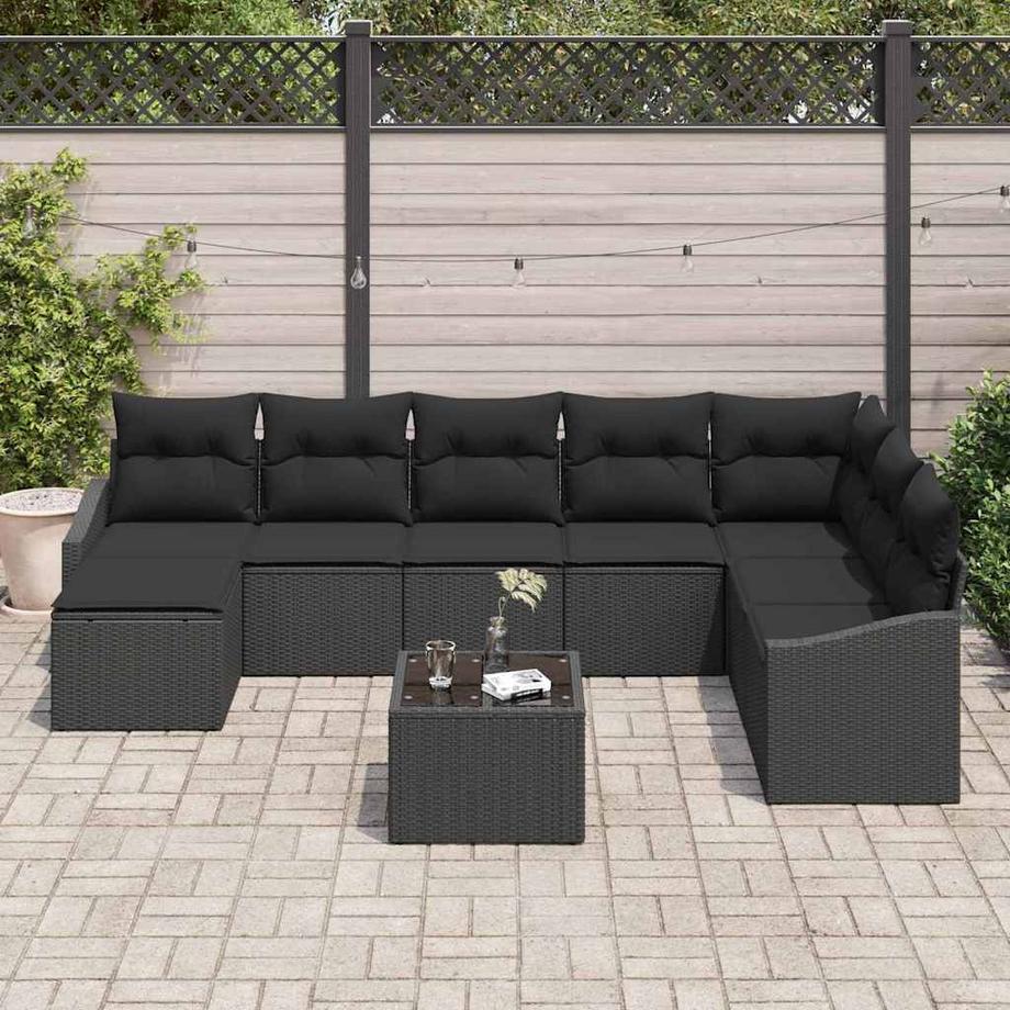 VidaXL Gartensofa-set poly-rattan  