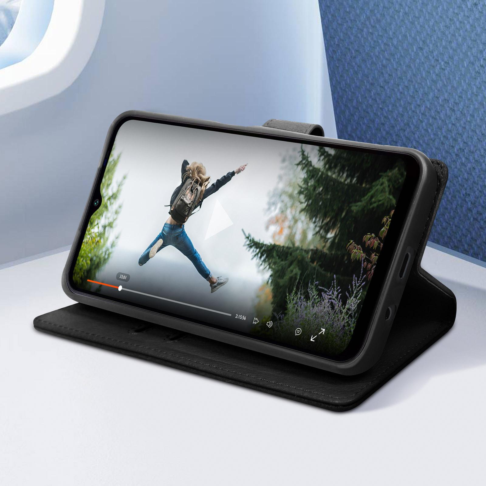 Avizar  Étui Huawei P20 Lite Portefeuille Noir 