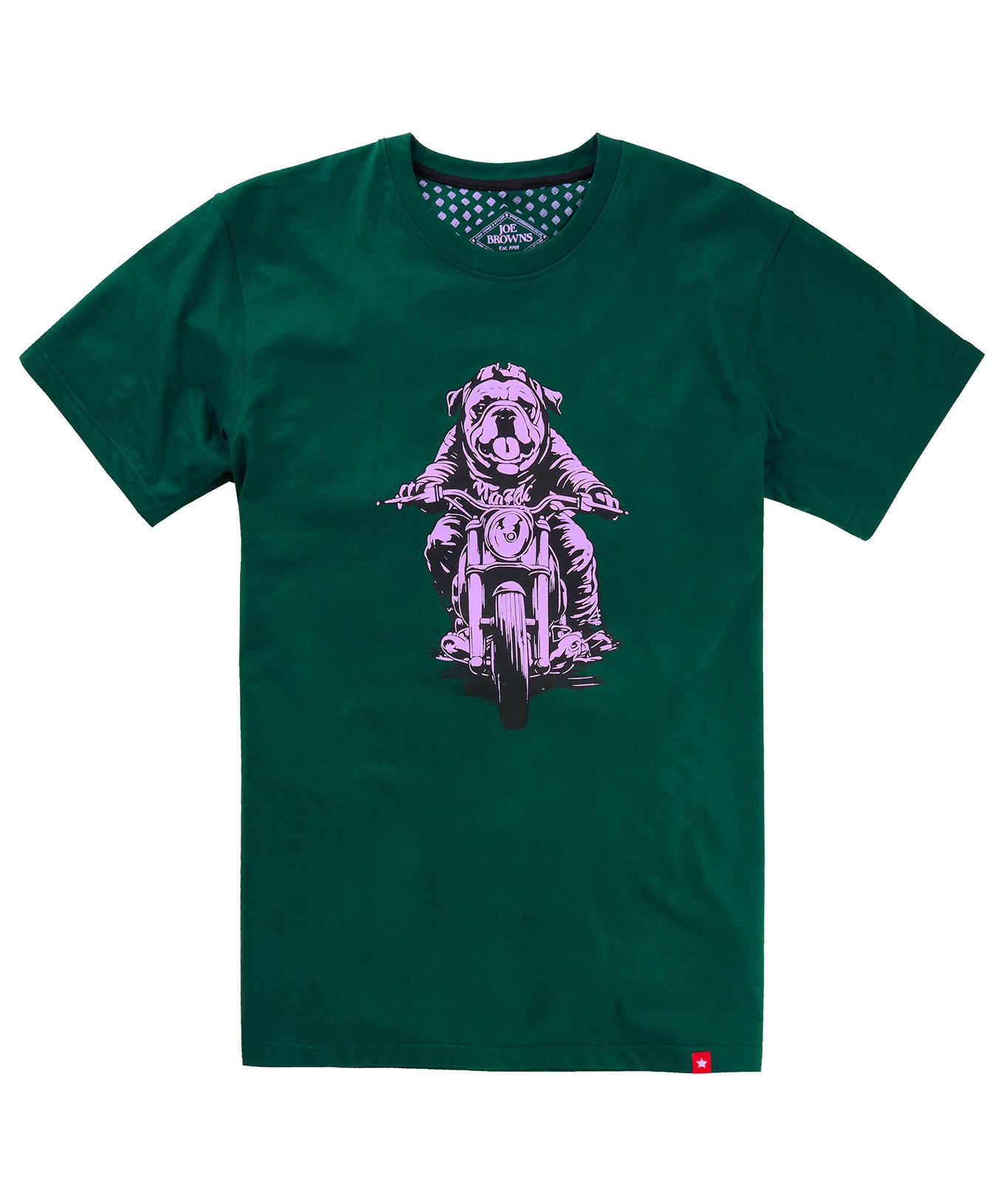 Joe Browns  Bulldog-Motorrad Grafik-T-Shirt 