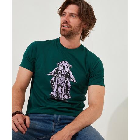 Joe Browns  Bulldog-Motorrad Grafik-T-Shirt 