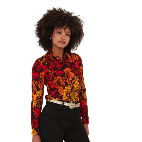 Joe Browns  Herbstblumen-Knitterbluse 