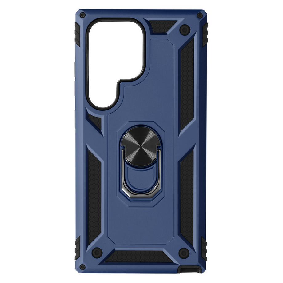 Coque Bague Samsung S24 Ultra Bleu Nuit