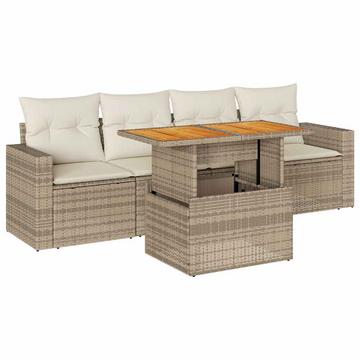 Garten sofagarnitur poly-rattan
