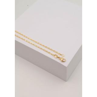 MUAU Schmuck  Collier Anker Gelbgold 750, 1.8mm, 55cm 