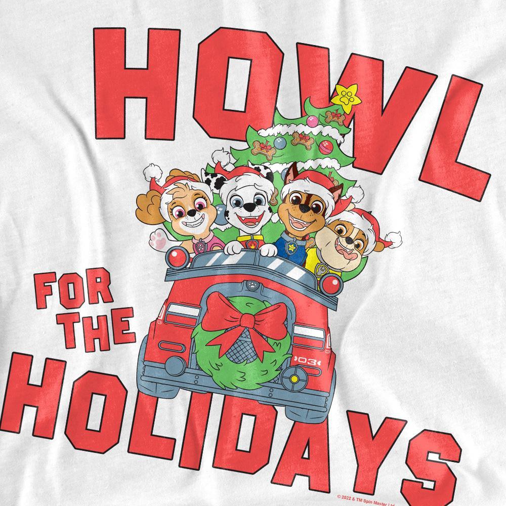 PAW PATROL Howl For The Christmas Holidays T-Shirt  