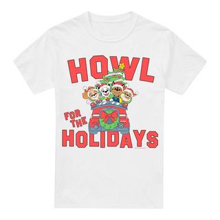 PAW PATROL Howl For The Christmas Holidays T-Shirt  