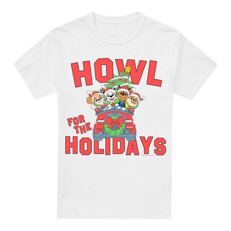 PAW PATROL Howl For The Christmas Holidays T-Shirt  