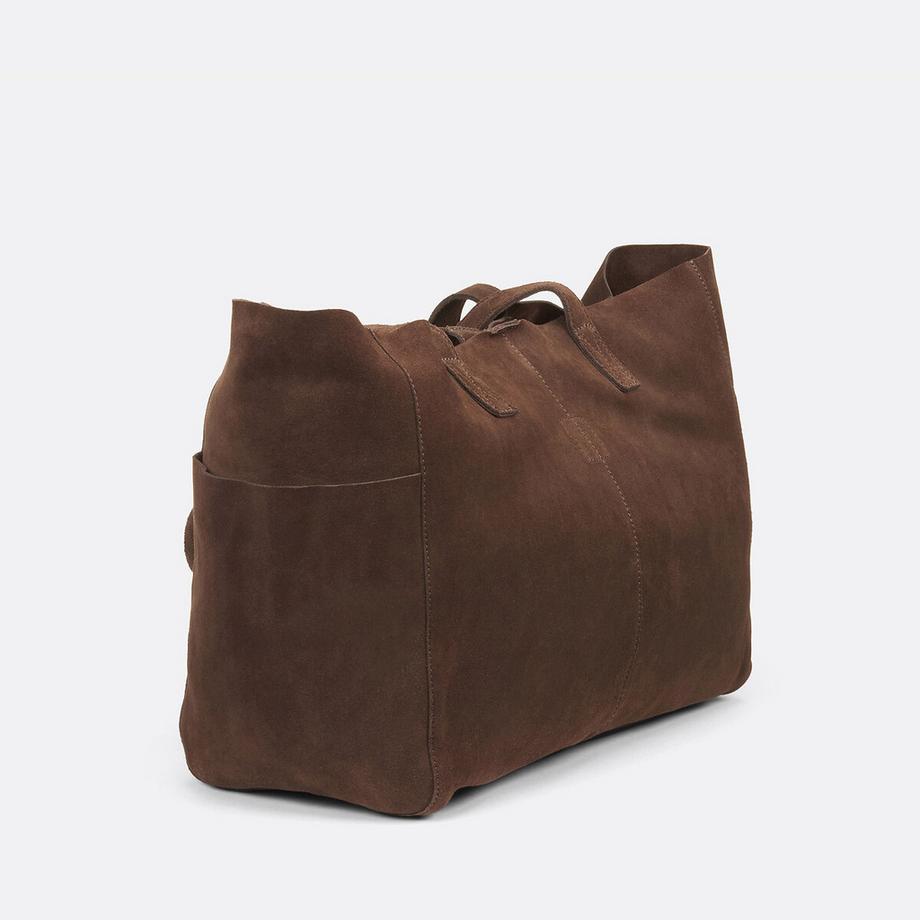 La Redoute Collections Shopper aus Veloursleder  