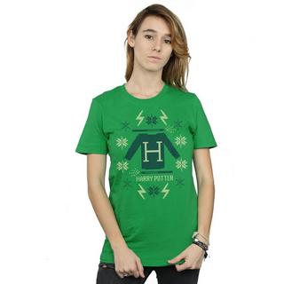 Harry Potter Christmas Jumper Stampa T-Shirt  