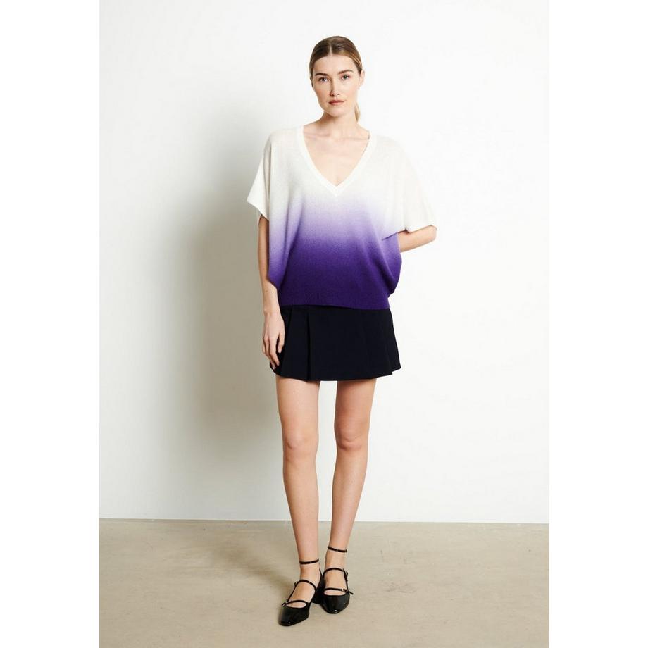 Studio Cashmere8 RIA 7 T-Shirt Scollo a V Tie Dye  