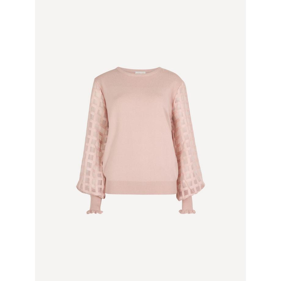 APRICOT Pullover Maniche Organza Quadri  