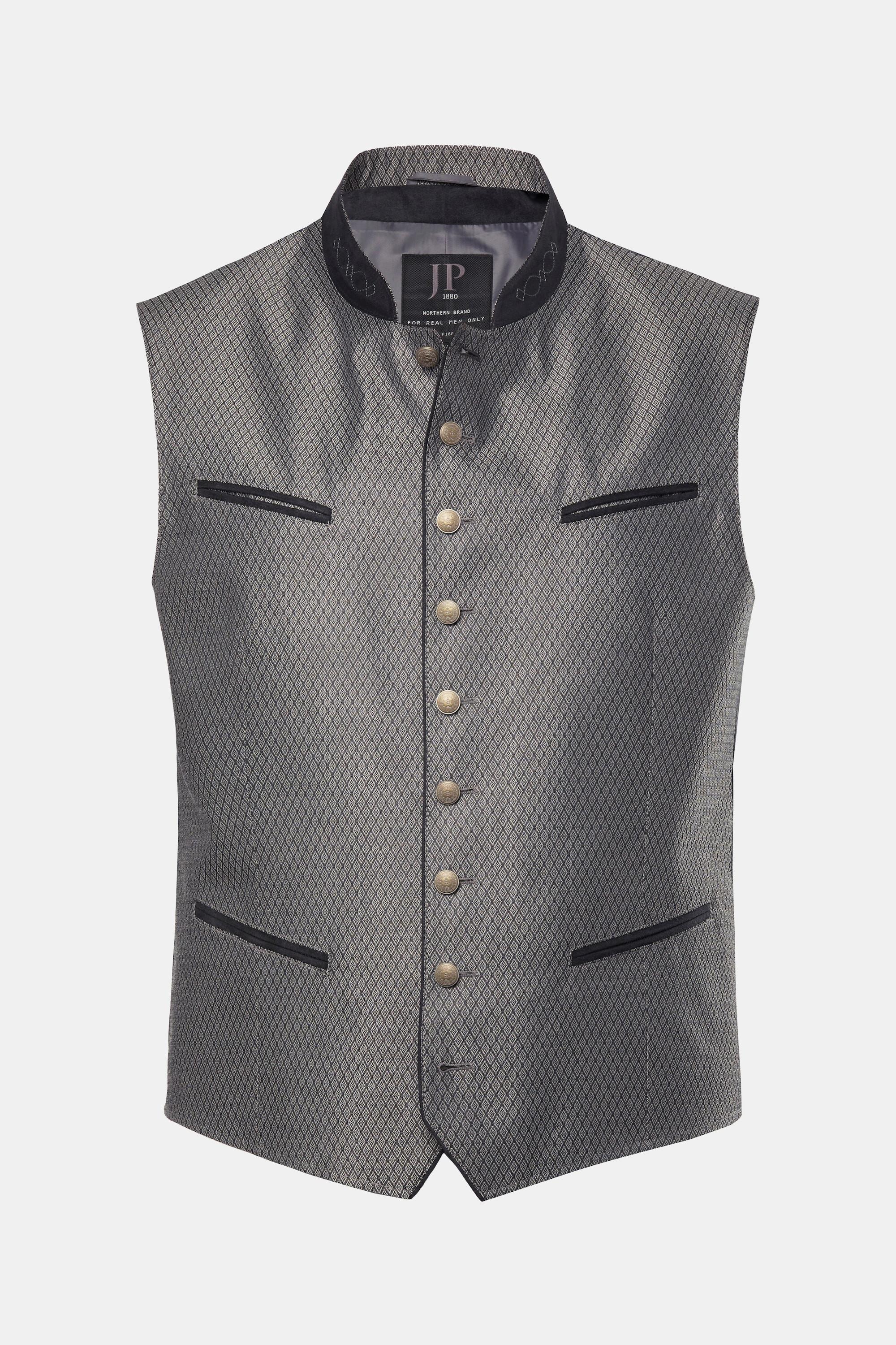 JP1880 Trachten Weste Stehkragen Stickerei  