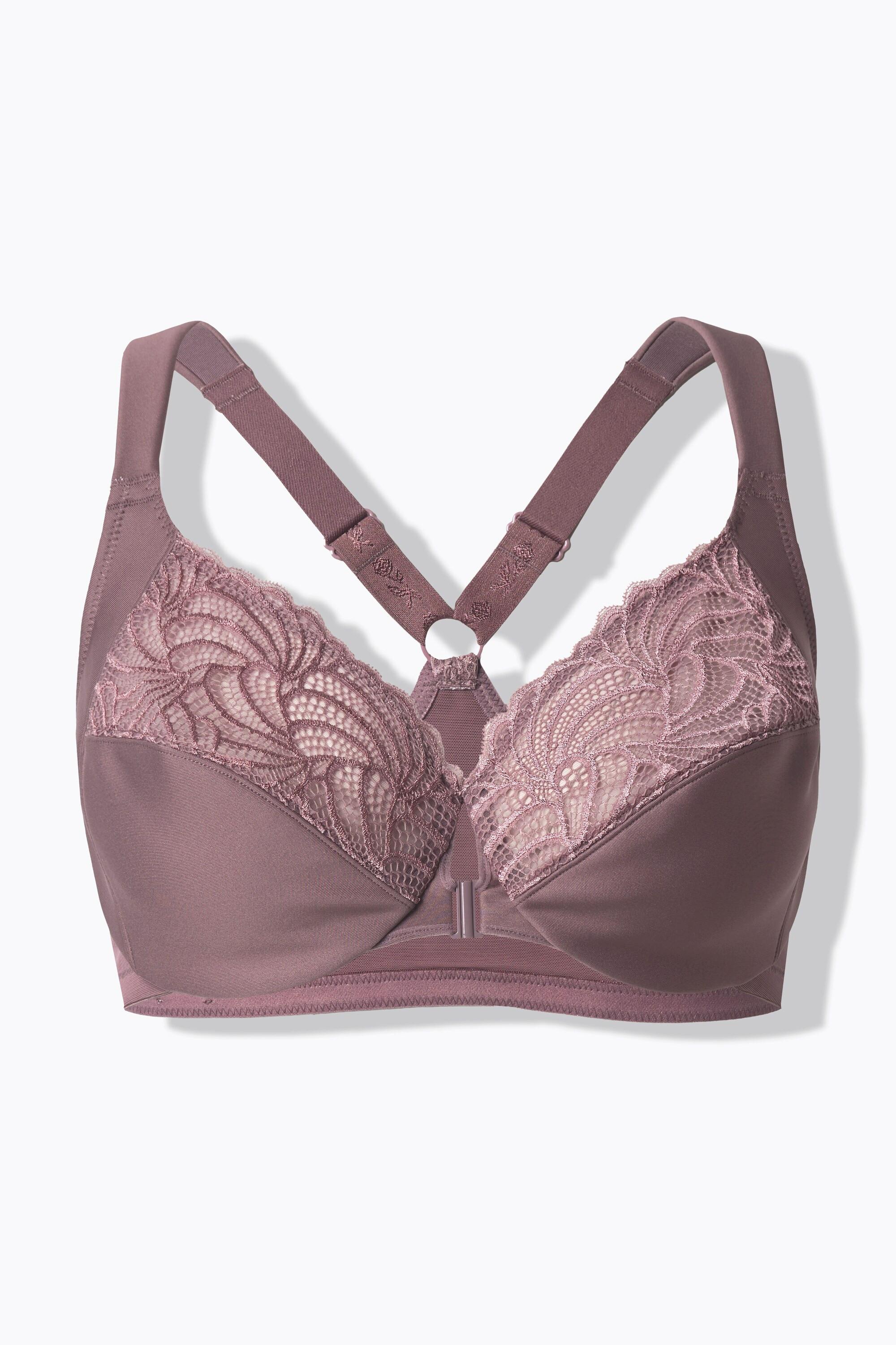 Ulla Popken Spitze Softcup Bügel-BH Vorderverschluss  