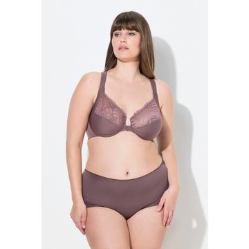 Reggiseno con ferretto, pizzo, coppe morbide, chiusura anteriore e coppa C-G