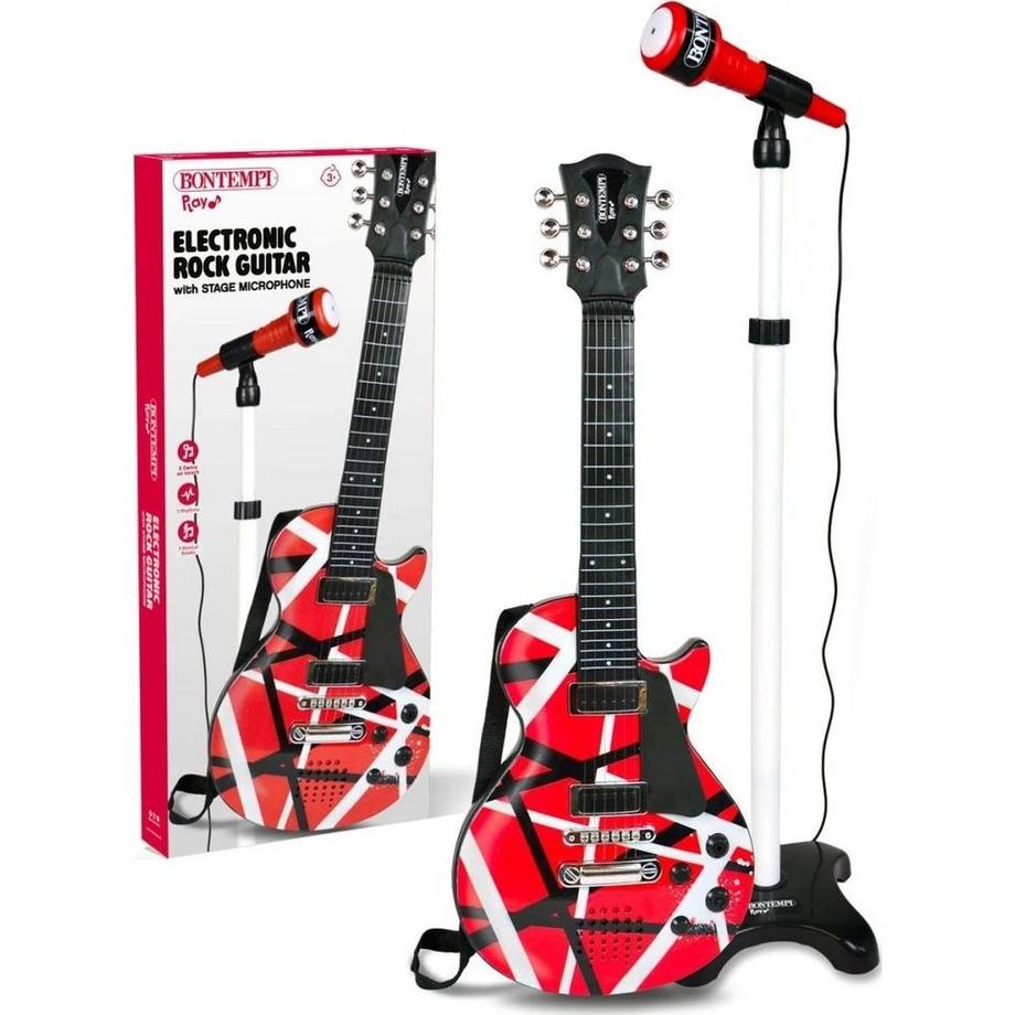 BONTEMPI  Guitare électrique  avec microphone 