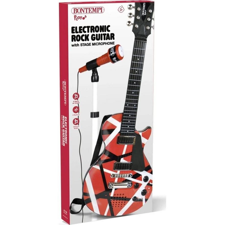 BONTEMPI  Guitare électrique  avec microphone 