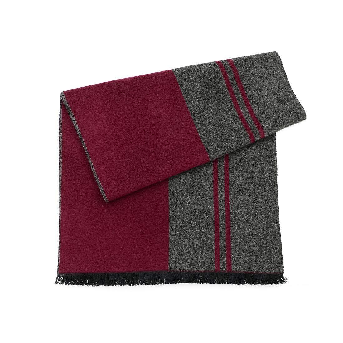 Only-bags.store Sciarpa Invernale Calda Morbida Lavorata a Maglia a Quadri  