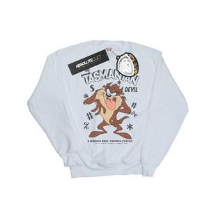 LOONEY TUNES Tasmanian Devil Imprimé Graphique Sweatshirt  