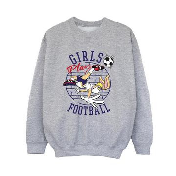 Girls Play Football Sweatshirt