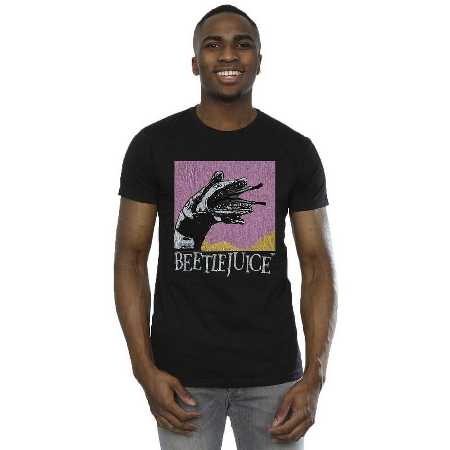 Beetlejuice Verme della Sabbia Mano T-Shirt  