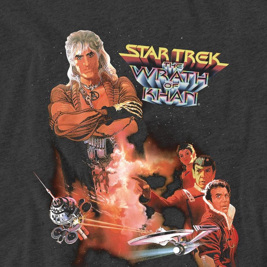 Star Trek Wrath of Khan T-Shirt Stampata  