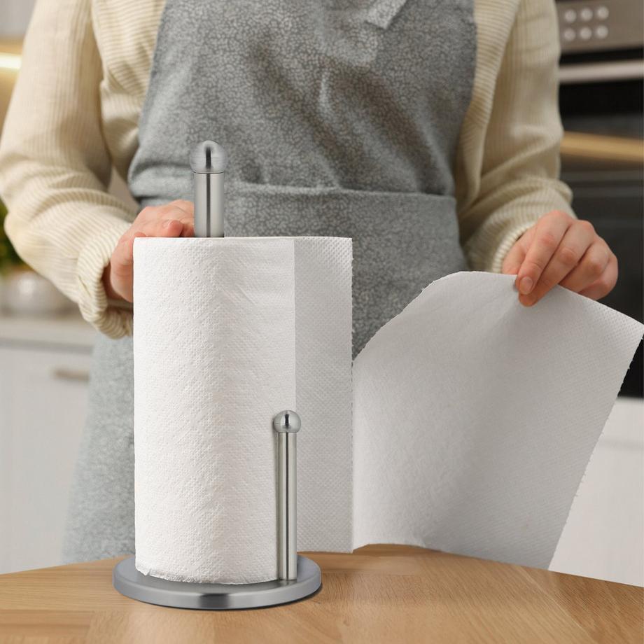 B2X Halter für Haushaltspapier aus Edelstahl  